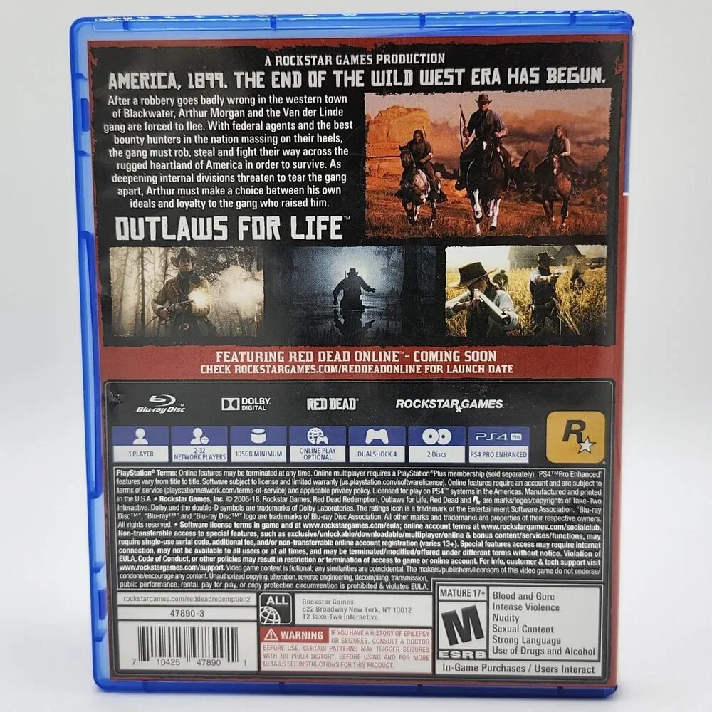 Red Dead Redemption 2 (Sony PlayStation 4, CIB)